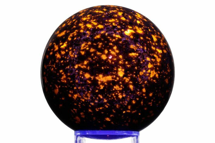 Fluorescent Polished Sodalite-Syenite Sphere - China #319401